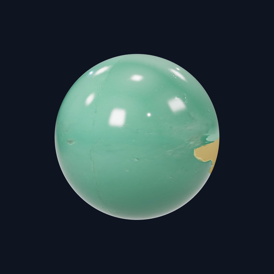HQ PBR Textures Set Polished Jade Crystal